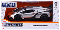 Show product details for Jada Toys - Metals Die Cast | Hyper-Spec Lamborghini Veneno Hard Top (2017, 1/32, diecast model car, Asstd.) 30101WA1