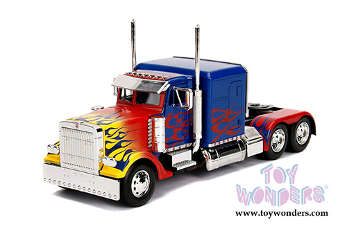  Jada Toys - Hollywood Rides | TRANSFORMERS Optimus Prime® Truck (1/24, diecast model car, Blue w/Red) 30446