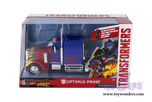  Jada Toys - Hollywood Rides | TRANSFORMERS Optimus Prime® Truck (1/24, diecast model car, Blue w/Red) 30446
