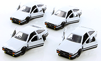 Show product details for Jada Toys - Metals Die Cast | Toyota Corolla Trueno AE86 Hard Top (1989, 1/32, diecast model car, White) 30882DP1