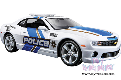 Maisto - Chevrolet Camaro Police (2010, 1/24 scale diecast model car, White with blue) 31208WP