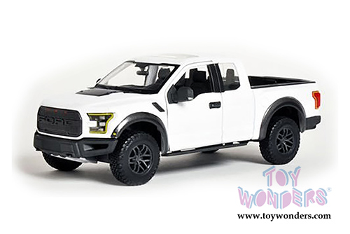 Maisto - Special Edition Trucks | Ford Raptor Pick Up Truck (2017, 1/24 scale diecast model car, White) 31266W