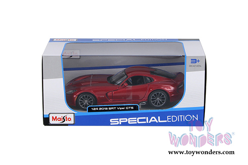 Maisto Special Edition | Dodge SRT Viper GTS Hard Top (2013, 1/24 scale diecast model car, Red) 31271R