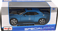 Maisto - Dodge Challenger SRT8 Hard Top w/ Sunroof (2008, 1/24 scale diecast model car, Blue) 31280BU
