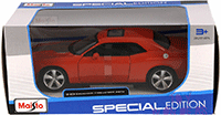 Maisto - Dodge Challenger SRT8 Hard Top w/ Sunroof (2008, 1/24 scale diecast model car, Orange) 31280OR