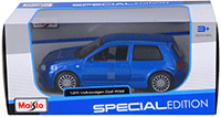 Show product details for Maisto - Special Edition | Volkswagen Golf R32 Hard Top (1/24 scale diecast model car, Blue) 31290BU