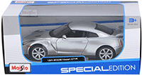 Maisto - Nissan GT-R Hard Top (2009, 1/24 scale diecast model car, Silver) 31294SV