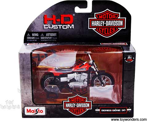 Maisto - Harley-Davidson Motorcycles Series 30 (1/18 scale diecast model car, Asstd.) 31360/30