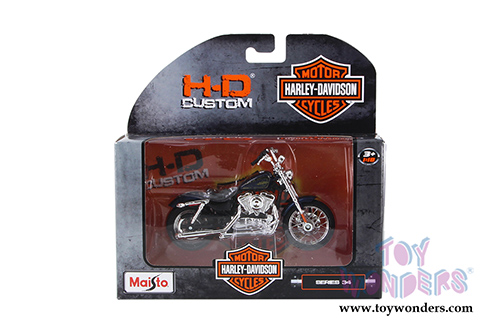 Maisto - Harley-Davidson Motorcycles Series 34 (1/18 scale diecast model car, Asstd.) 31360/34/48