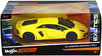 Show product details for Maisto Design - Exotics | Lamborghini Aventador LP 700-4 Hard Top (1/24 scale diecast model car, Yellow) 31362YL