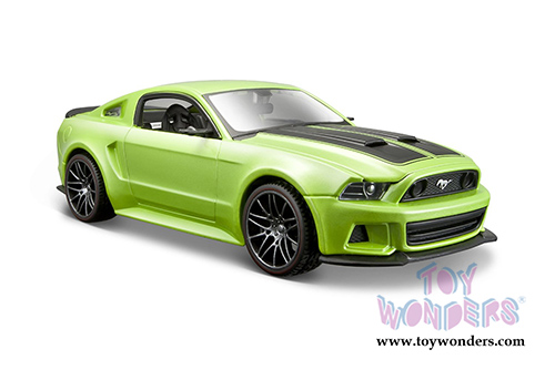  Maisto - Ford Mustang Street Racer Hard Top (2014, 1/24 scale diecast model car, Green) 31506GN