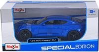 Show product details for  Maisto - Special Edition | Chevrolet® Camaro® ZL1 Hard Top (2017, 1/24 scale diecast model car, Blue) 31512BU