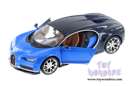  Maisto - Special Edition | Bugatti Chiron Hard Top (1/24 scale diecast model car, Blue) 31514BU