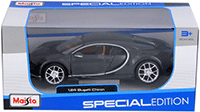 Show product details for  Maisto - Special Edition | Bugatti Chiron Hard Top (1/24 scale diecast model car, Gray) 31514GY