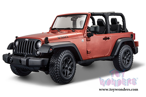  Maisto - Special Edition | Jeep® Wrangler Topless (2014, 1/18 scale diecast model car, Copper) 31610CO