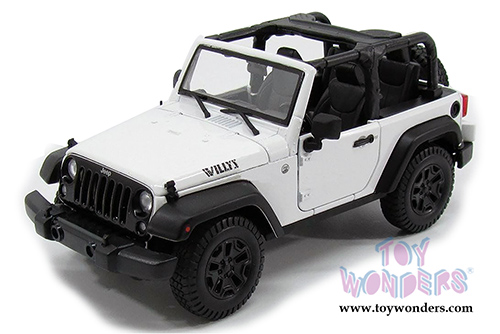  Maisto - Special Edition | Jeep® Wrangler Topless (2014, 1/18 scale diecast model car, White) 31610W