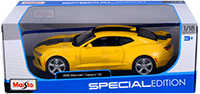 Show product details for  Maisto - Special Edition | Chevrolet® Camaro® SS Hard Top (2016, 1/18 scale diecast model car, Yellow) 31689YL