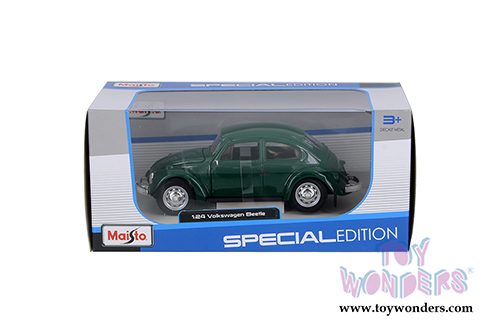 Maisto - Volkswagen Beetle Hard Top (1973, 1/24 scale diecast model car, Green) 31926GN