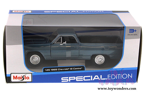 Maisto - Chevrolet El Camino Hard Top (1965, 1/24 scale diecast model car, Blue) 31977BU