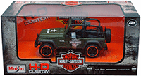 Maisto HD Custom - Jeep Wrangler Rubicon (1/27 scale diecast model car, Yellow) 32190GN
