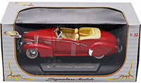 Show product details for Signature Models - Cadillac Series 62 Sedan Convertible (1940, 1/32 scale diecast model car, Red) 32337R