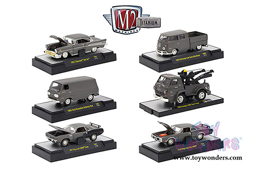 Castline M2 Machines - Titanium Release 01 (1/64 scale diecast model car, Dark Gray) 32600/TI01