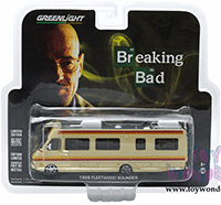 Show product details for Greenlight Hollywood Breaking Bad - Fleetwood Bounder RV (1986, 1/43 scale diecast model car, Beige) 86500