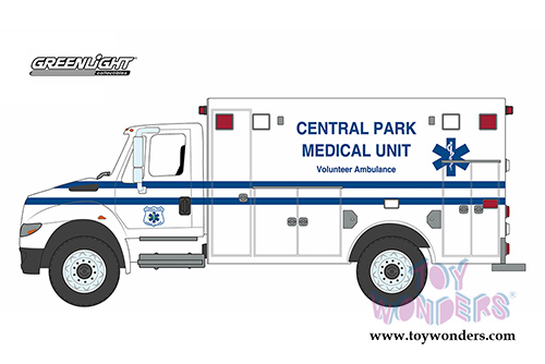 Greenlight - Heavy Duty Trucks International® Durastar Ambulance (2013, 1/64 scale diecast model car, White) 33040A