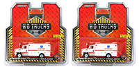 Show product details for Greenlight - Heavy Duty Trucks Series 14 | 2013 International® Durastar® Ambulance - Fire Dept. Emergency Medical Services ALS Unit (1/64 scale diecast model car, White) 33140B/48