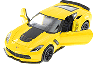 Showcasts Collectibles - Chevrolet Corvette Z06 Hard Top (2015, 1/24 scale diecast model car, Asstd.) 34133