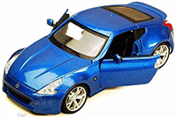 Show product details for Showcasts Collectibles - Nissan 370Z Hard Top (2009, 1/24 scale diecast model car, Asstd.) 34200