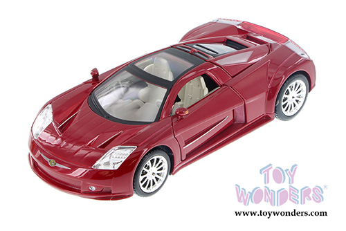 Showcasts Collectibles - Chrysler ME Four Twelve Concept w/ Sunroof (2005, 1/24 scale diecast model car, Metallic Red) 34250