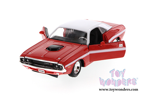 Showcasts Collectibles - Dodge Challenger R/T Coupe Soft Top (1970, 1/24 scale diecast model car, Red) 34263
