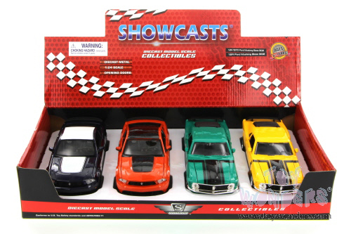 Showcasts - Ford Mustang Boss 302 & 1970 Ford Mustang Boss 302 Hard Top (1970, 1/24 scale diecast model car, Asstd.) 34269/43