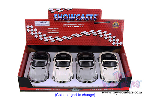 Showcasts Collectibles - Mercedes-Benz SLS AMG Roadster Convertible (1/24 scale diecast model car, Asstd.) 34272
