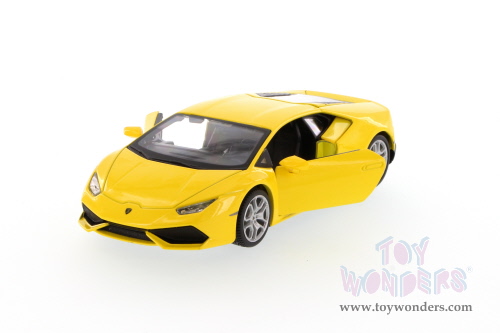 Showcasts Collectibles - Lamborghini Huracan Hard Top & Lamborghini Huracan Polizia (1/24 scale diecast model car, Asstd.) 34509/11