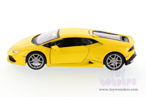 Showcasts Collectibles - Lamborghini Huracan Hard Top & Lamborghini Huracan Polizia (1/24 scale diecast model car, Asstd.) 34509/11