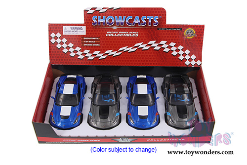 Showcasts  Collectibles - Chevrolet® Corvette® Grand Sport™ Hard Top (2017, 1/24 scale diecast model car, Asstd.) 34516