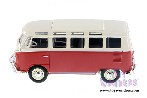 Showcasts Collectibles - Volkswagen Van "Samba" (1/25 scale diecast model car, Asstd.) 34956