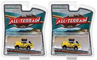 Show product details for Greenlight - All Terrain Series 6 | Ford Bronco Baja (1972, 1/64 scale diecast model car, Yellow) 35090B/48