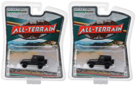 Show product details for Greenlight - All Terrain Series 6 | Jeep® Wrangler (1990, 1/64 scale diecast model car, Dark Gray) 35090D/48