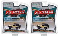 Show product details for Greenlight - All Terrain Series 6 | Jeep® Wrangler Rubicon Recon (2017, 1/64 scale diecast model car, Sand) 35090E/48