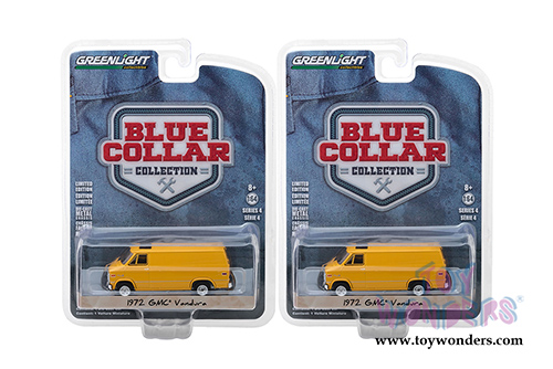 Greenlight - Blue Collar Collection Series 4 | GMC Vandura (1972, 1/64 scale diecast model car, Yellow) 35100C/48