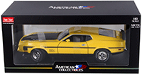 Show product details for Sun Star USA - Ford Mustang MACH 1 Hard Top (1971, 1/18 scale diecast model car, Medium Bright Yellow) 3635YL