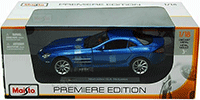 Maisto Premiere - Mercedes Benz SLR McLaren Hard Top (1/18 scale diecast model car, Blue) 36653BU