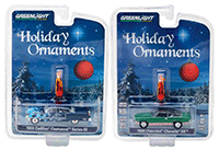 Show product details for Greenlight - Holiday Ornaments Series 2 (1/64 scale diecast model car, Asstd.) 37120/48
