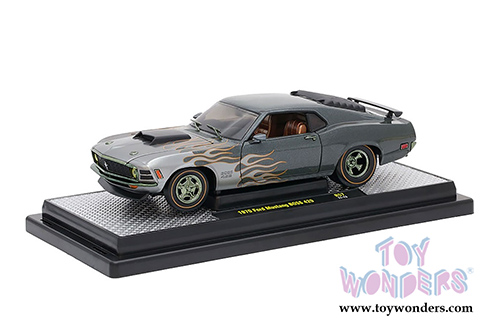 Castline M2 Machines Wild Cards - Ford Mustang Boss 429 Hard Top (1970, 1/24 scale diecast model car, Charcoal Metallic) 40300/57A