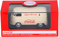 Show product details for Motor City Coca-Cola - Volkswagen Cargo Van (1962, 1/43 scale diecast model car, Cream) 430005