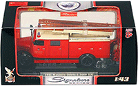 Yatming - Magirus-Deutz S 3000 SLG Fire Engine Freiwillige Feuerwehr Stadt NEU-ULM (1941 1/43 scale diecast model car, Red) 43014