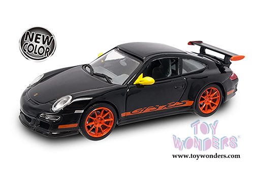 Lucky Road Signature - Porsche 997 GT3 RS Hard Top (1/43 scale diecast model car, Black) 43204BK/48